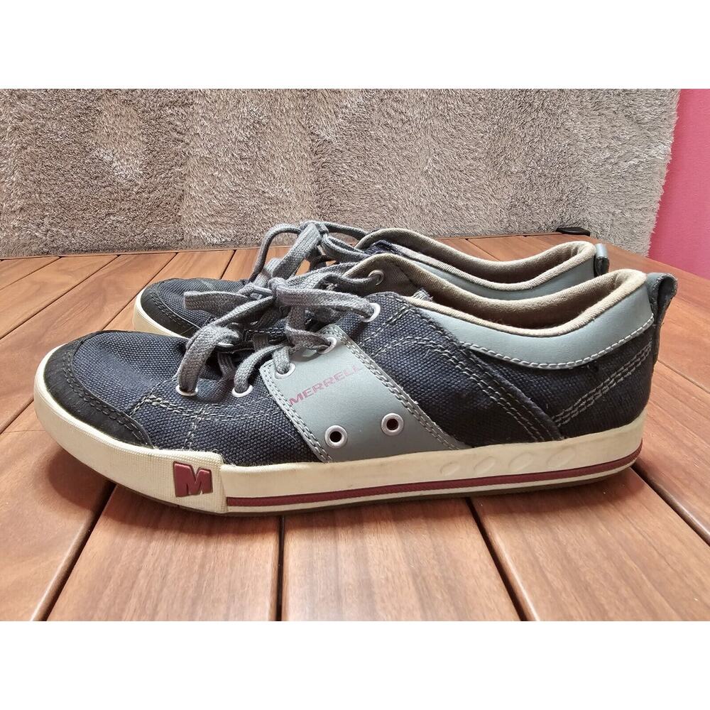 MERRELL Women's Rant‎ Black Gray Magenta Canvas Shoes Sneakers J55494 Size: 7M